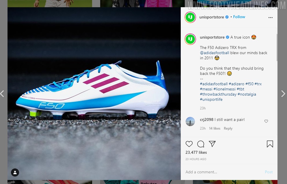 Adidas adizero f50 prime deals